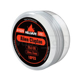 Hellvape Alien Clapton A1+Ss316 0.25Ohm Coils (10Pk) Prebuilt Coil
