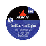 Hellvape Quad Core Fused Clapton Ni80 0.2Ohm Coils (10Pk) Prebuilt Coil