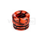 Wirice Launcher Drip Tip Resin Black Red | 6Mm Height Tips