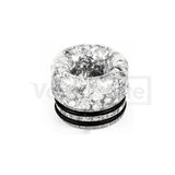 Wirice Launcher Drip Tip Resin Silver | 6Mm Height Tips
