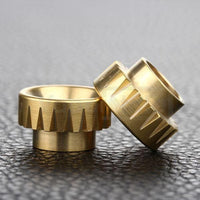 Vaporstate Sbc01 810 Drip Tip Brass | Design 1 Tips