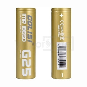 Golisi 18650 G25 Gold Series 2500Mah 20A Battery Batteries