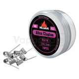 Hellvape Alien Clapton (Ni80)28Gx3+(Ni80)34G 0.3Ohm Coils (10Pk) Prebuilt Coil